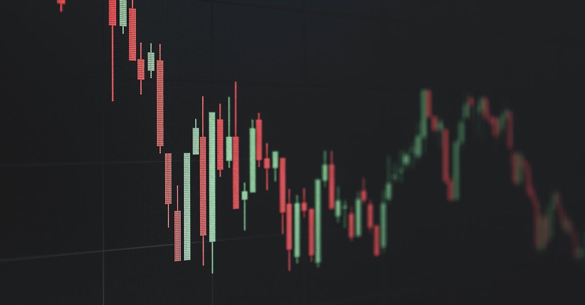 Graphique de prix crypto en chute libre
